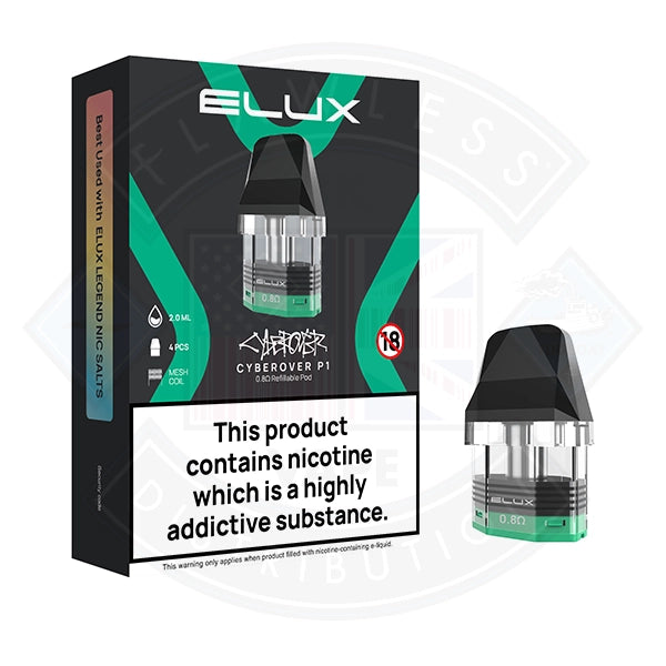 Elux Cyberover P1  Refillable Pods /4pack