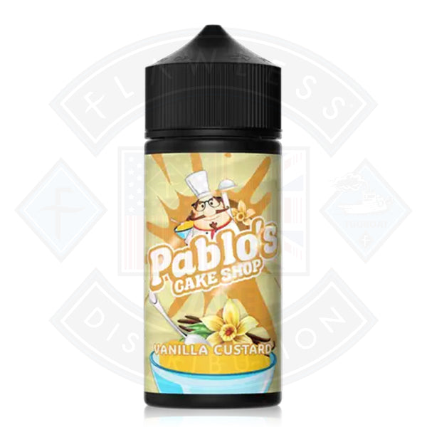 Pablo's Cake Shop - Vanilla Custard 100ml Shortfill