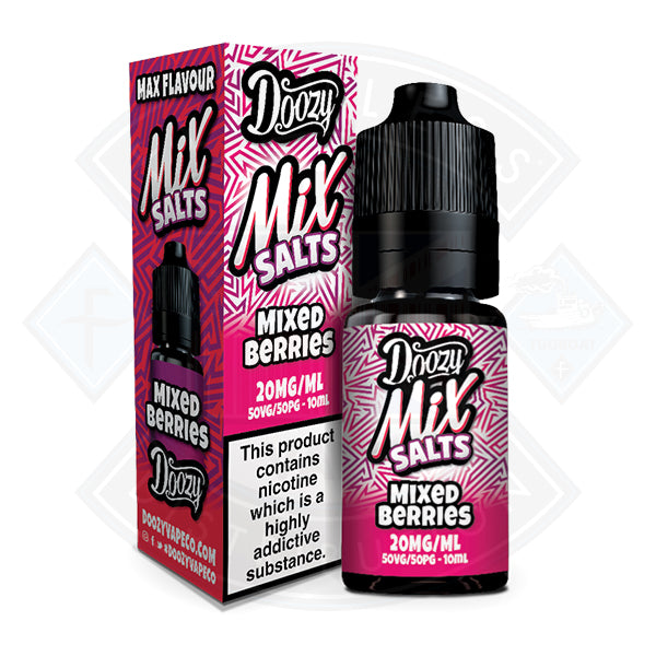 Doozy Vape  Mix Salts Mixed Berries 50/50 10ml e-liquid