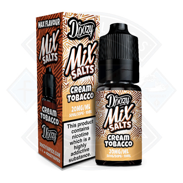 Doozy Vape  Mix Salts Cream Tobacco 50/50 10ml e-liquid