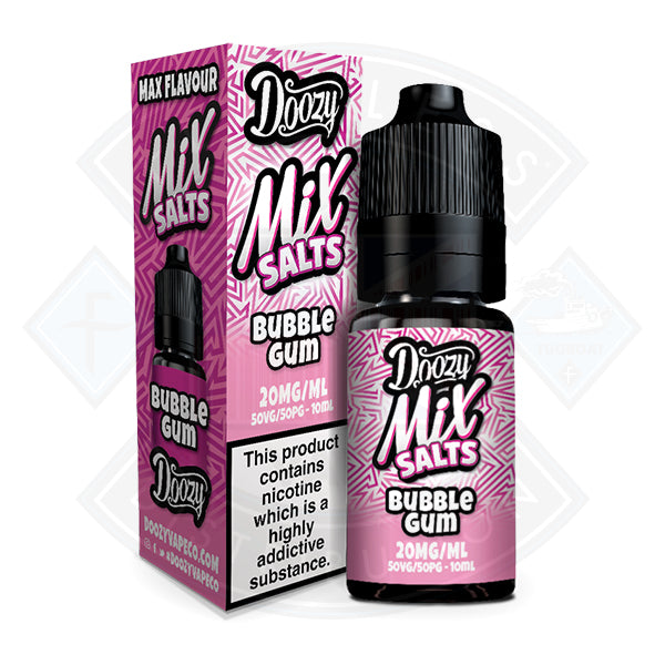 Doozy Vape  Mix Salts Bubblegum 50/50 10ml e-liquid