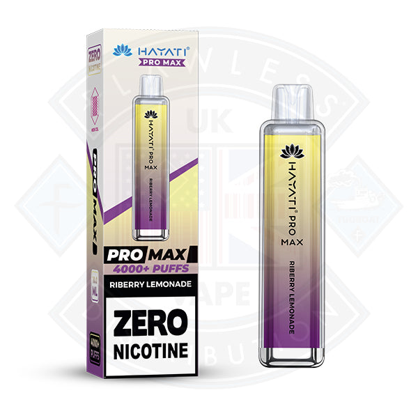 Hayati Pro Max 4000 Disposable Vape ZERO Nicotine