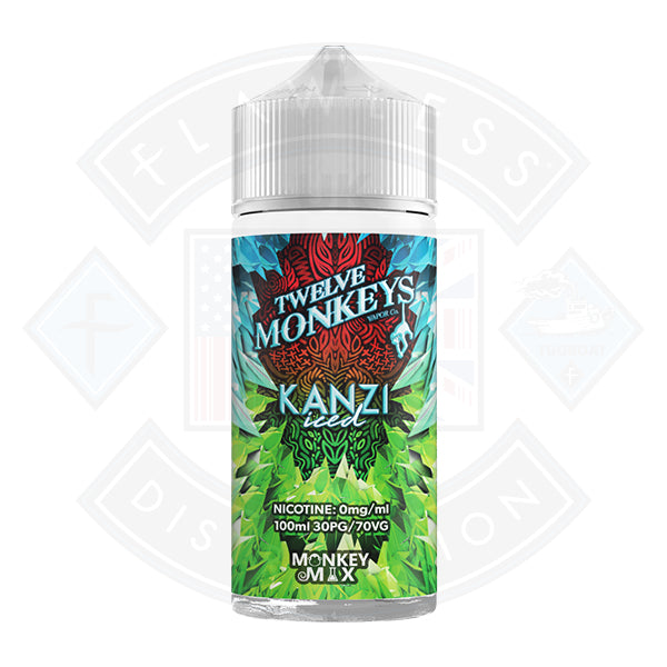 Twelve Monkey 0mg 100ml Shortfill