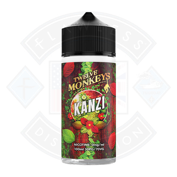 Twelve Monkey 0mg 100ml Shortfill