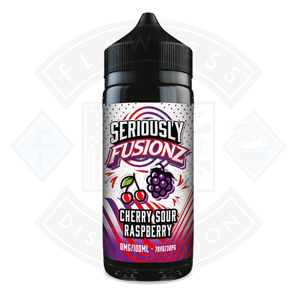 Doozy Vape Seriously Fusionz Cherry Sour Raspberry 0mg 100ml Shortfill