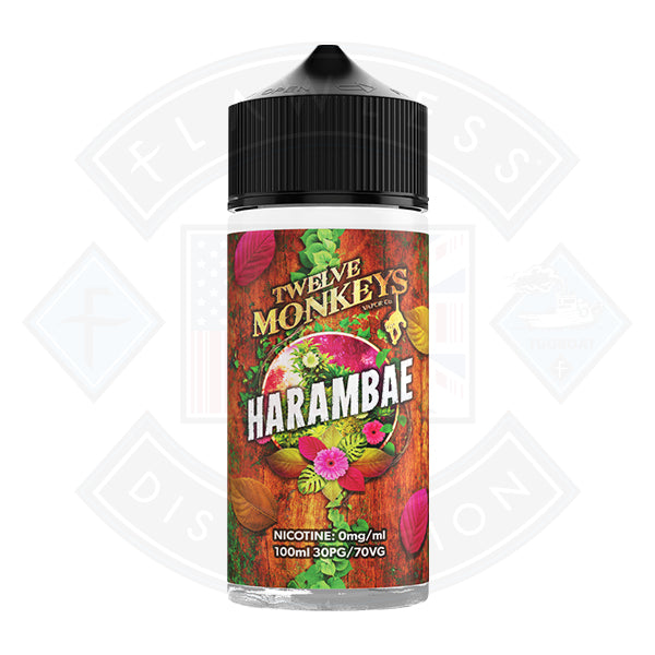 Twelve Monkey 0mg 100ml Shortfill