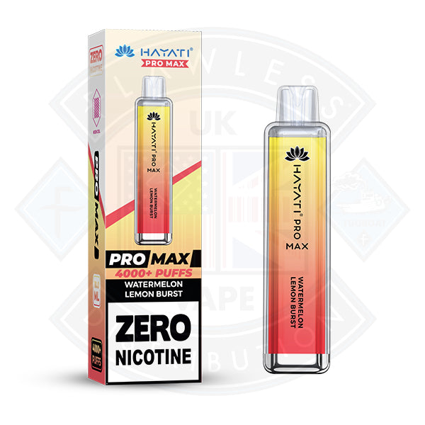 Hayati Pro Max 4000 Disposable Vape ZERO Nicotine