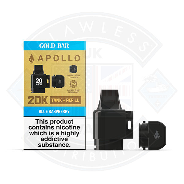 Gold Bar Apollo  Replacement Tank + Refill