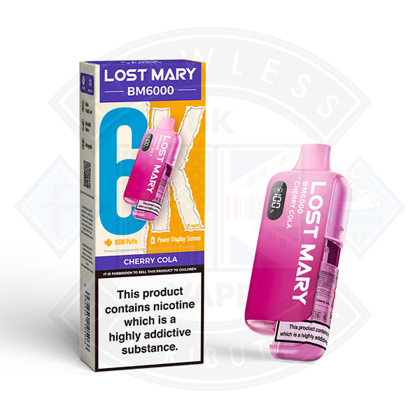 Lost Mary BM6000 Disposable Vape Device 20mg