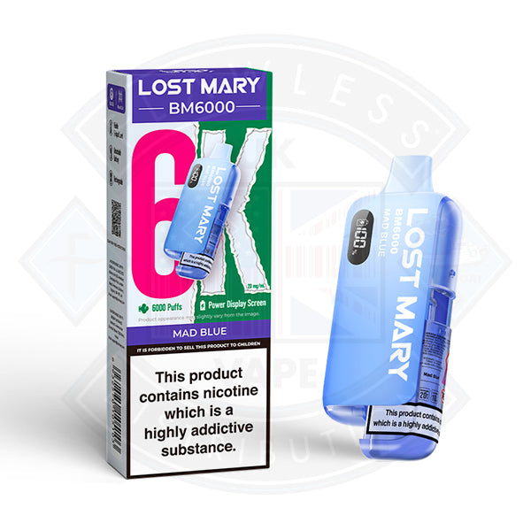 Lost Mary BM6000 Disposable Vape Device 20mg