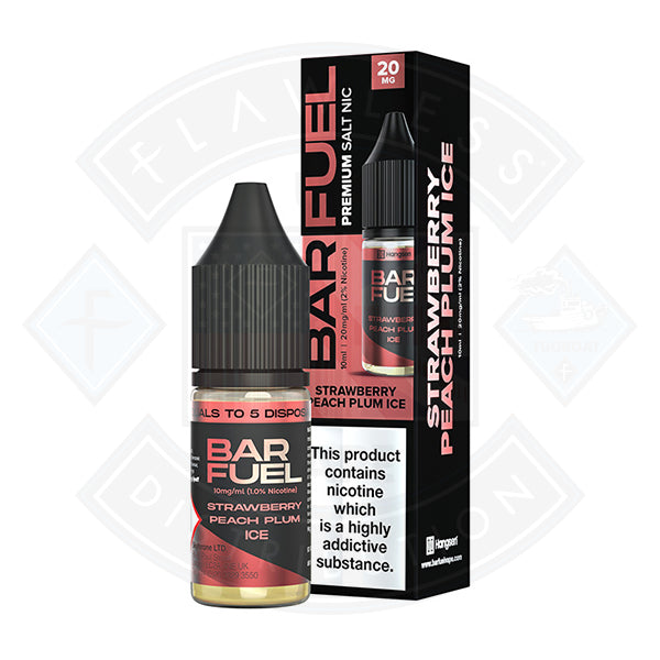 Bar Fuel by Hangsen  - Strawberry Peach Plum Ice Nic Salt 10ml