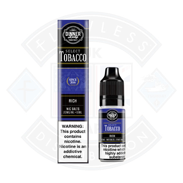 Dinner Lady Select Tobacco Nic Salt (20mg) 10ml