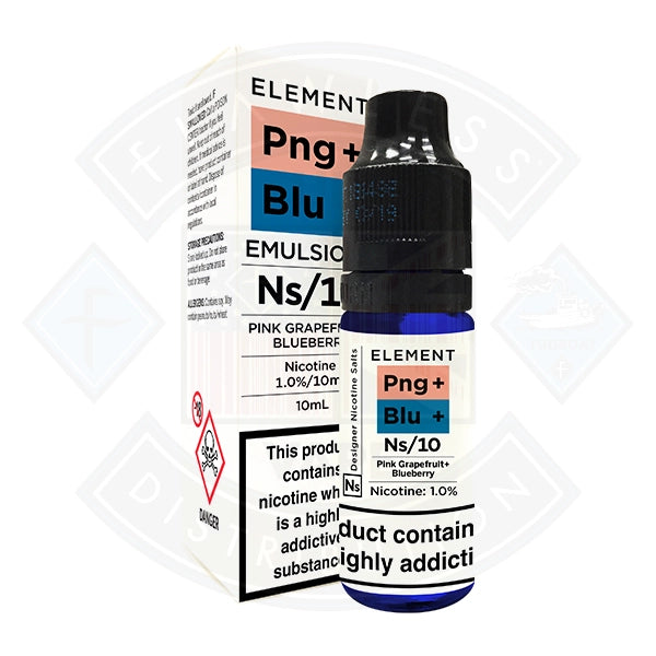 Element Eliquid Pink Grapefruit and Blueberry Salt Eliquid 10ml