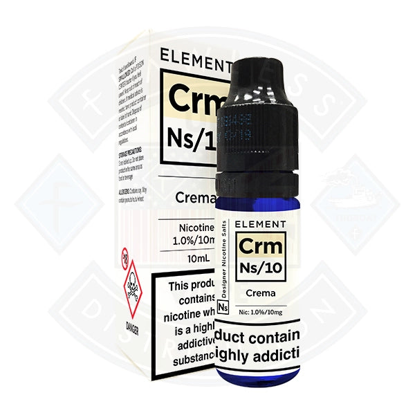 Element Eliquid Crema Nic Salt 10ml