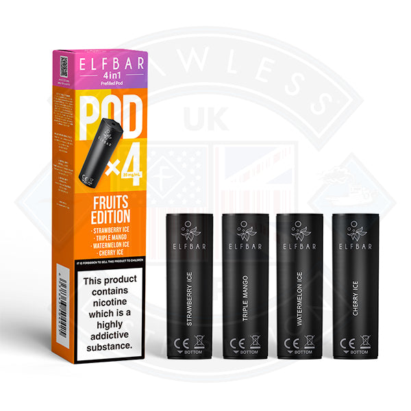 Elf Bar 4 in 1 Prefilled Pods 2ml/ 4pack