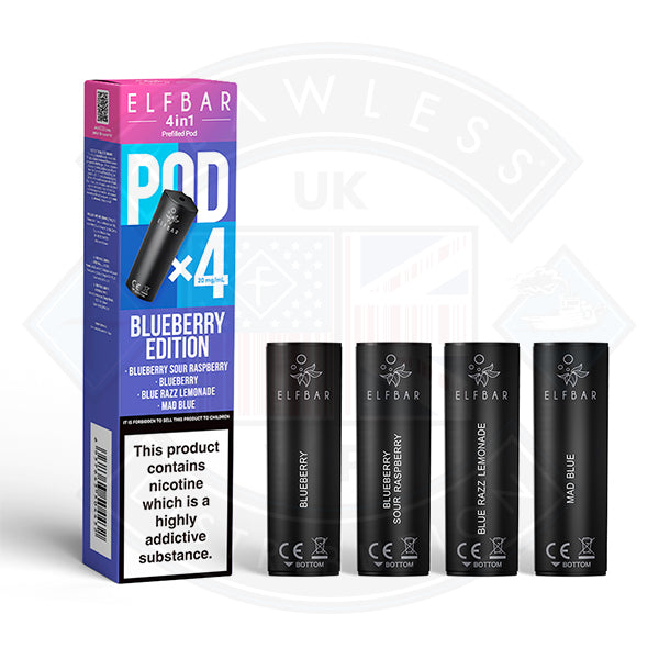 Elf Bar 4 in 1 Prefilled Pods 2ml/ 4pack