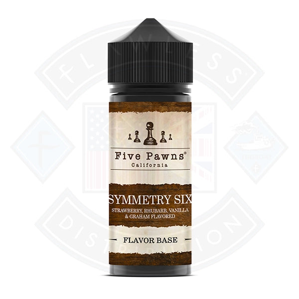 Five Pawns - Symmetry Six 0mg 100ml Shortfill