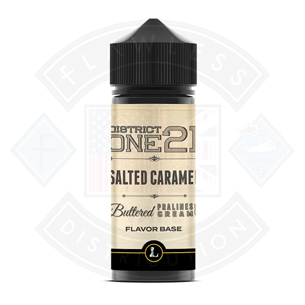 Five Pawns - The Legacy Collection District One21 - Salted Caramel  0mg 100ml Shortfill