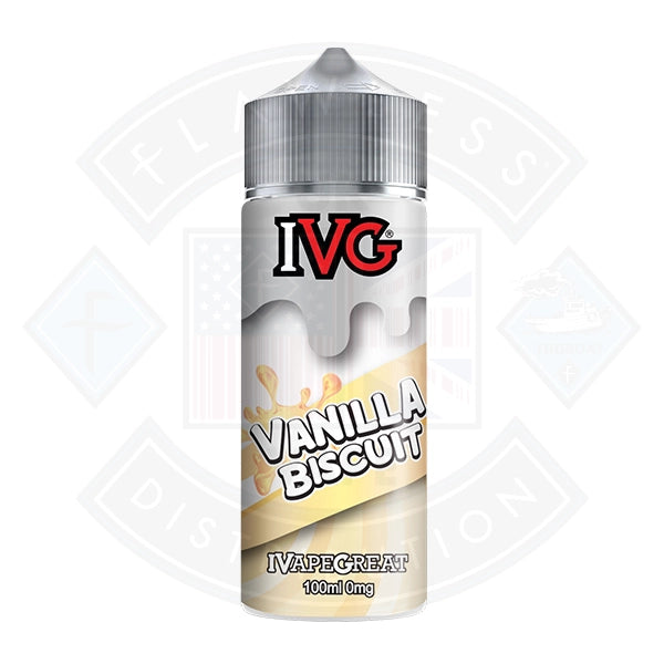 IVG - Vanilla Biscuit 0mg 100ml Shortfill