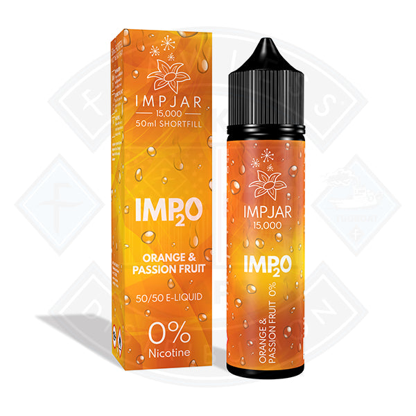 IMP JAR IMP2O - Orange & Passion Fruit  50ml 0mg Shortfill E-Liquid