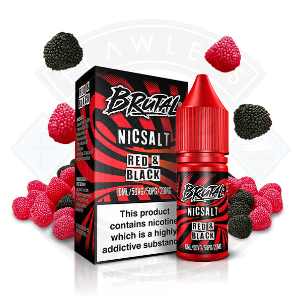 Just Juice Brutal - Red and Black Nic Salt 10ml E-liquid