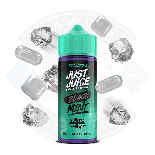 Just Juice Mint - Black 0mg 100ml Shortfill