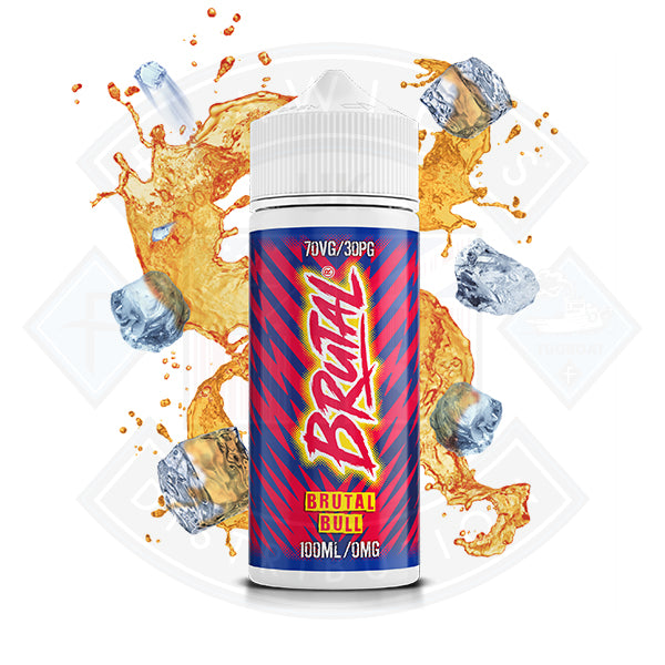 Just Juice Brutal Drinks - Brutal Bull (Red Bull) 0mg 100ml Shortfills