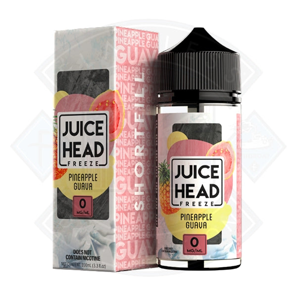 Juice Head Freeze Pineapple Guava 0mg 100ml Shortfill