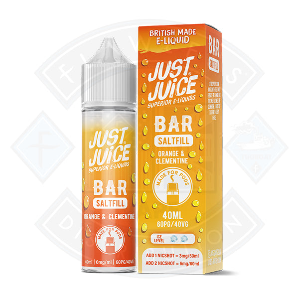 Just Juice Bar - Orange Clementine 40ml 0mg Shortfill E-Liquid