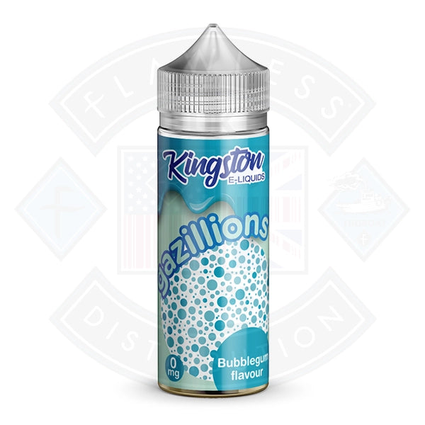 Kingston Gazillions - Bubblegum Flavor 0mg 100ml 70/30 Shortfill