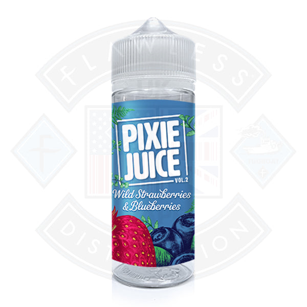 Pixie Juice Vol 2 - Wild Strawberry & Blueberries 0mg 100ml Shortfill