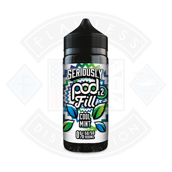 Doozy Vape Seriously Pod Fill X2 0mg 100ml Shortfill