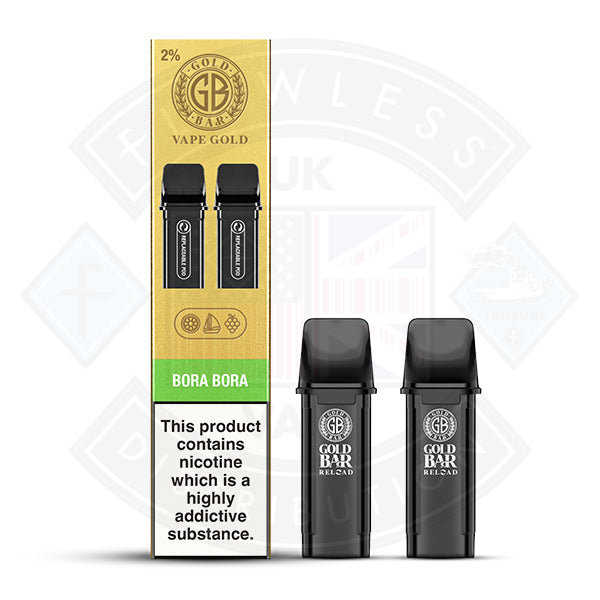 Gold Bar Reload Prefilled Pods 2packs