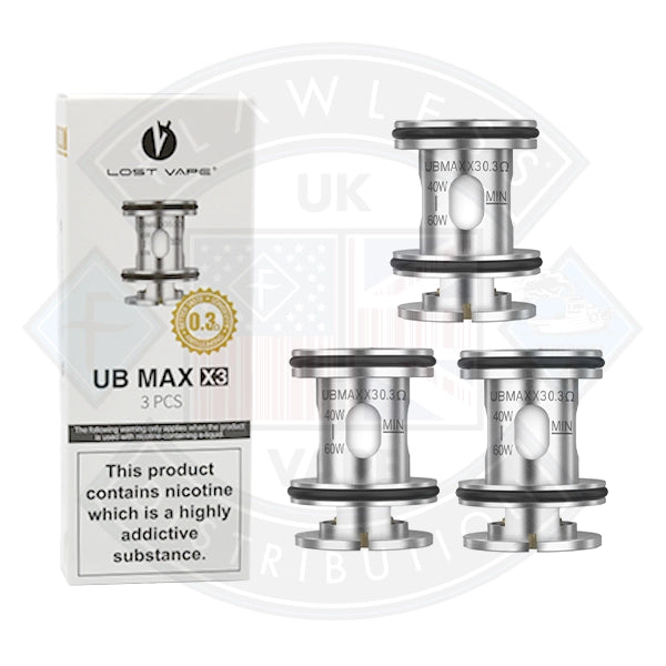 Lost Vape UB Max Replacement Coils 3pack