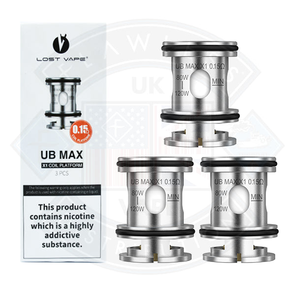 Lost Vape UB Max Replacement Coils 3pack