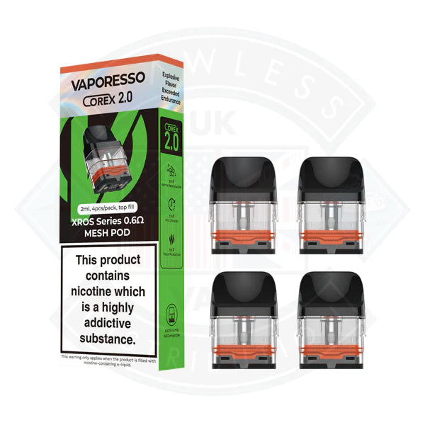 Vaporesso XROS series Pods Corex 2.0 tech version 4pcs/pack