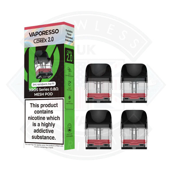 Vaporesso XROS series Pods Corex 2.0 tech version 4pcs/pack