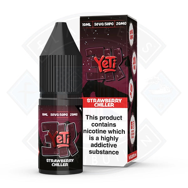 Yeti 3k Bar Salt- Strawberry Chiller 10ml E Liquid