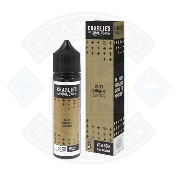 Charlie's Chalkdust Salty Caramel Custard 50ml 0mg shortfill