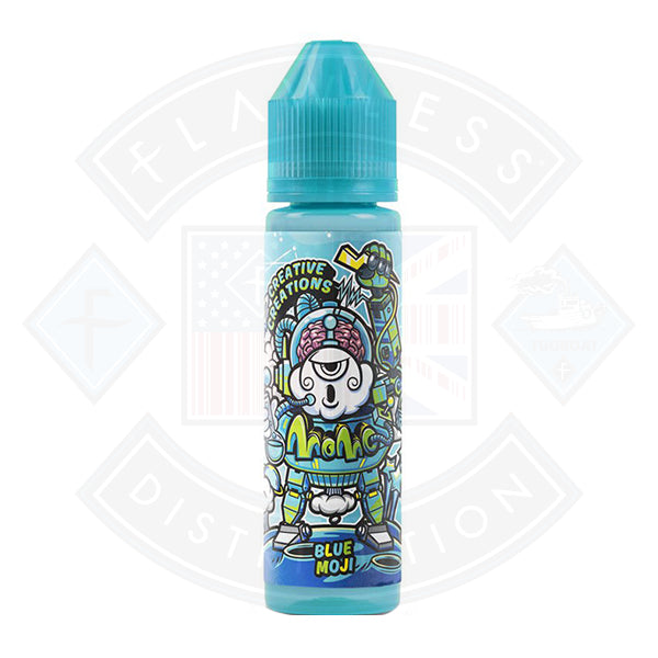 Momo Creative Creations Blue Moji 50ml 0mg Short Fill