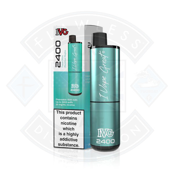 IVG 2400 Disposable Vape - Flawless UK Vape Distribution Ltd