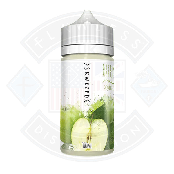 Skwezed - Green Apple 0mg 100ml Shortfill