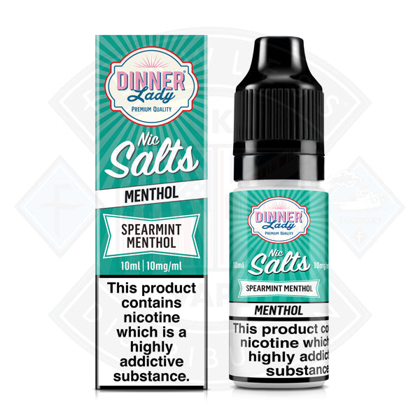 Dinner Lady Nic Salt - Menthol - Spearmint Menthol 10ml