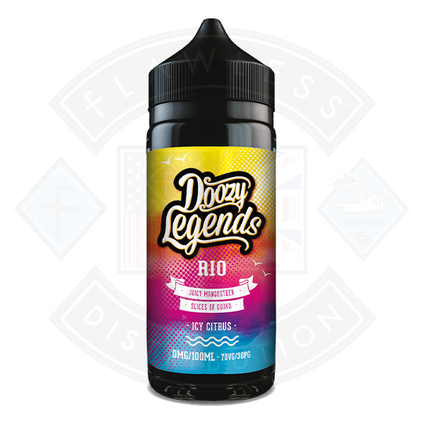 Doozy Vape Legends- Rio 0mg 100ml Shortfill