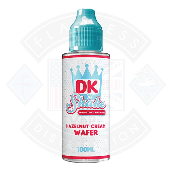 Donut King Shakes  - Hazelnut Cream Wafer 0mg 100ml Shortfill