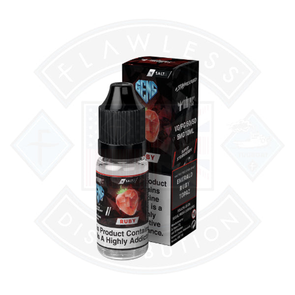 Dr Vapes Nic Salt Gems Ruby Super Strawberry 10ml Flawless UK