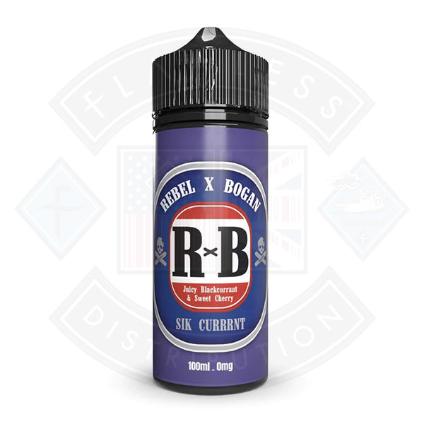 Rebel x Bogan - Sik Currrnt 100ml 0mg shortfill e-liquid