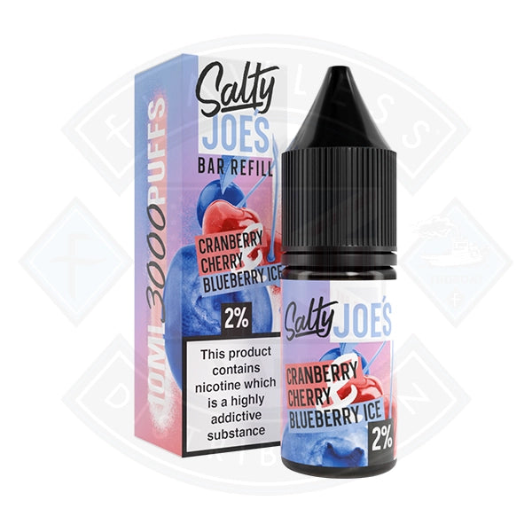 Salty Joe's Bar Refill - Cranberry Cherry Blueberry Ice 10ml