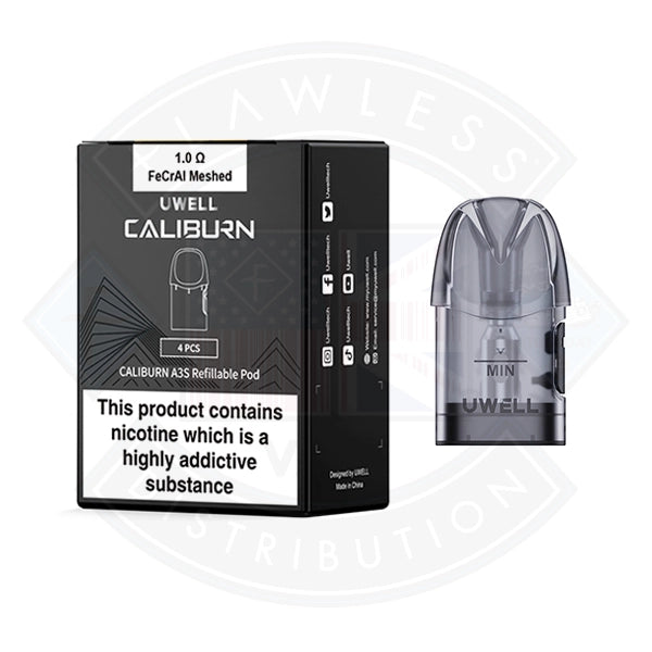 Uwell Caliburn A3S Refillable Pod 4pcs/pack