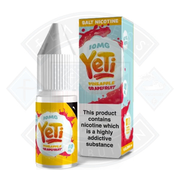 Yeti Salt - Pineapple Grapefruit 10ml E Liquid